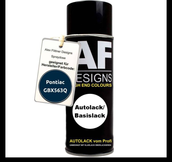 Für Pontiac GBX563Q Deep Atlantic Blue Metallic Spraydose Sprühdose 400ml