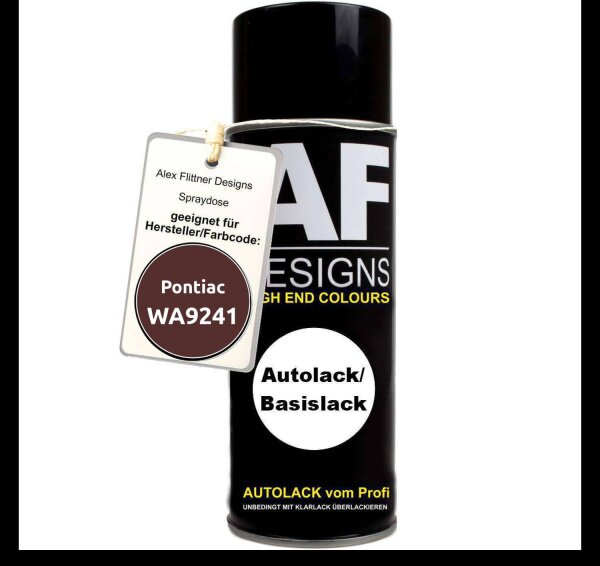 Für Pontiac WA9241 Dark Maple Metallic Spraydose Basislack Sprühdose 400ml