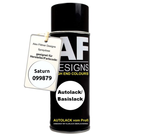 Für Saturn 099879 Opaque White Spraydose Basislack Sprühdose 400ml