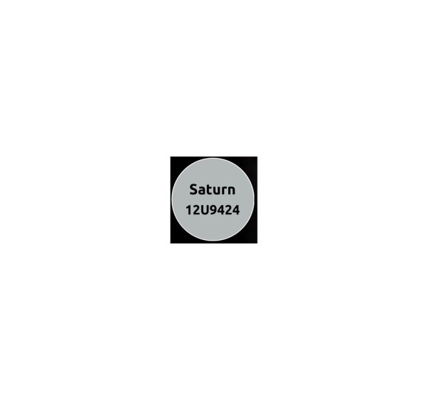 Für Saturn 12U9424 Silver Metallic Spraydose Basislack Sprühdose 400ml