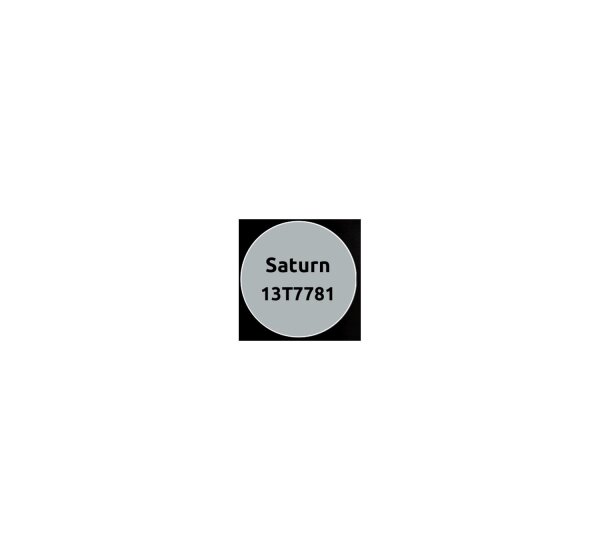 Für Saturn 13T7781 Silver Metallic Spraydose Basislack Sprühdose 400ml