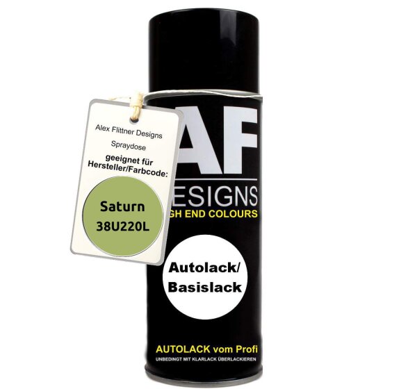 Für Saturn 38U220L Cyber Green Metallic Spraydose Basislack Sprühdose 400ml