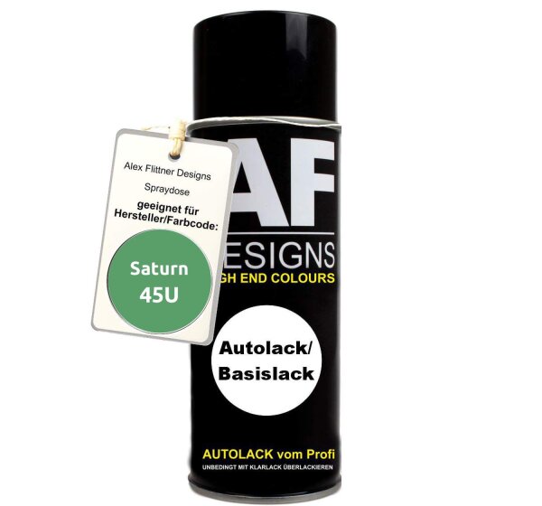 Für Saturn 45U Apple Green Pearl Metallic Spraydose Basislack Sprühdose 400ml