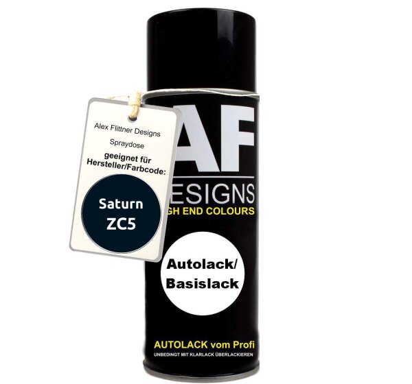 Für Saturn ZC5 Indigo Blue Pearl Metallic Spraydose Basislack Sprühdose 400ml