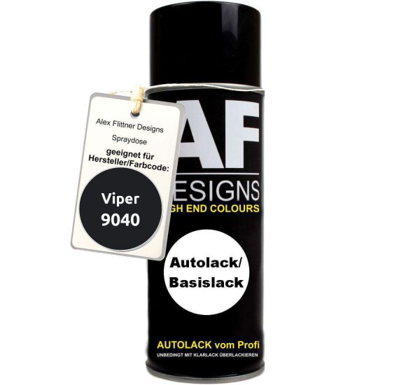 Für Viper 9040 Black Spraydose Basislack Sprühdose 400ml