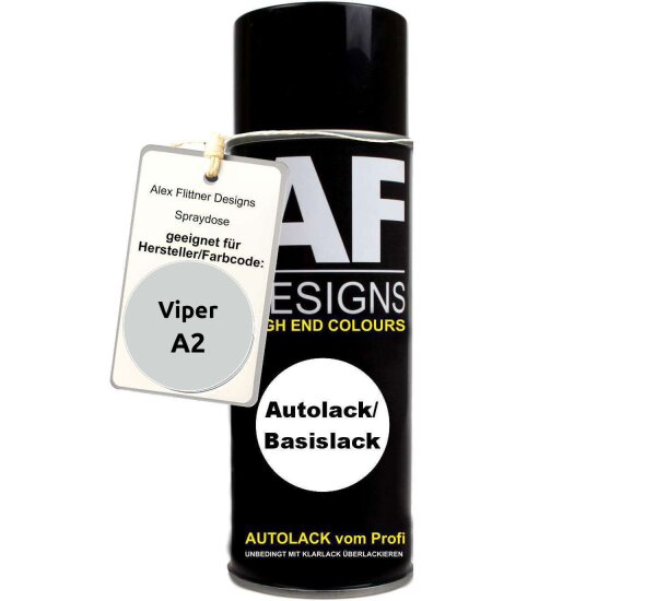 Für Viper A2 Sterling Metallic Spraydose Basislack Sprühdose 400ml