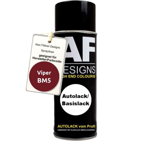 Für Viper BM5 Crimson Red Spraydose Basislack Sprühdose 400ml