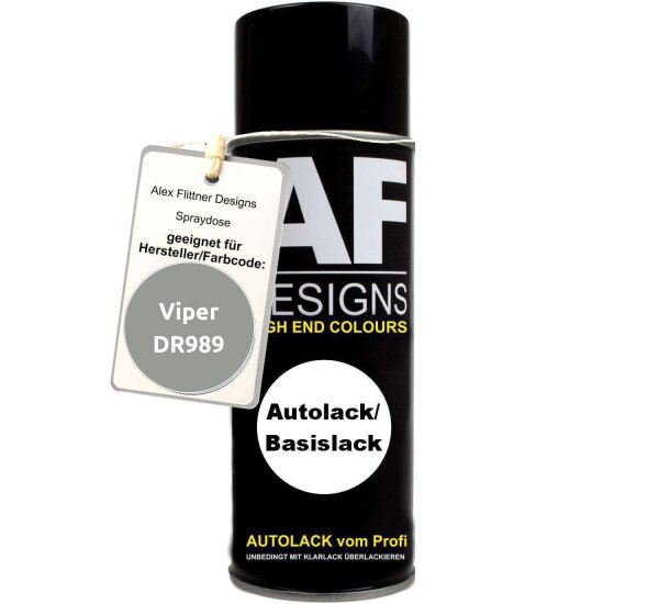 Für Viper DR989 Silverstone Pearl Metallic Spraydose Basislack Sprühdose 400ml