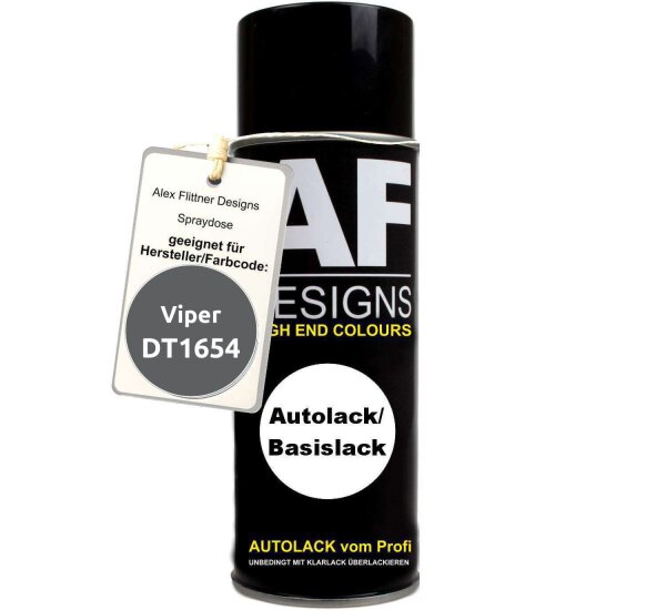 Für Viper DT1654 Dark Quartz Gray Metallic Spraydose Basislack Sprühdose 400ml