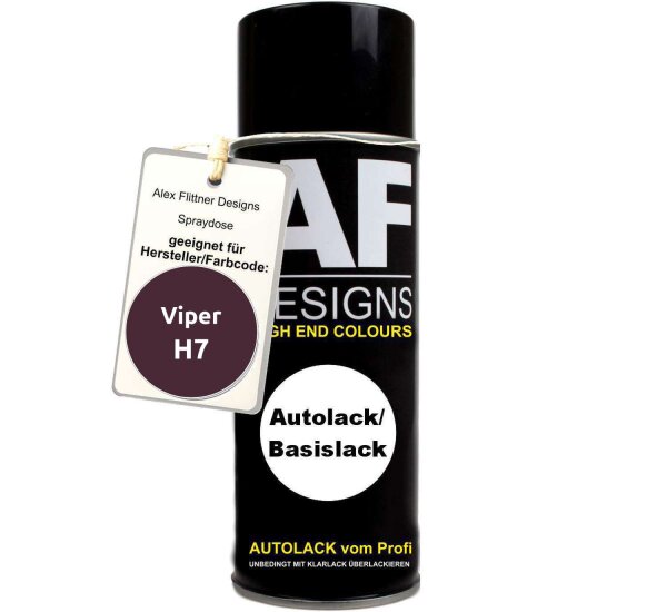 Für Viper H7 Prowler Purple Metallic Spraydose Basislack Sprühdose 400ml