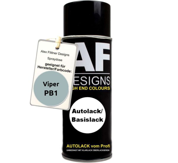 Für Viper PB1 Sterling Blue Pearl Spraydose Basislack Sprühdose 400ml