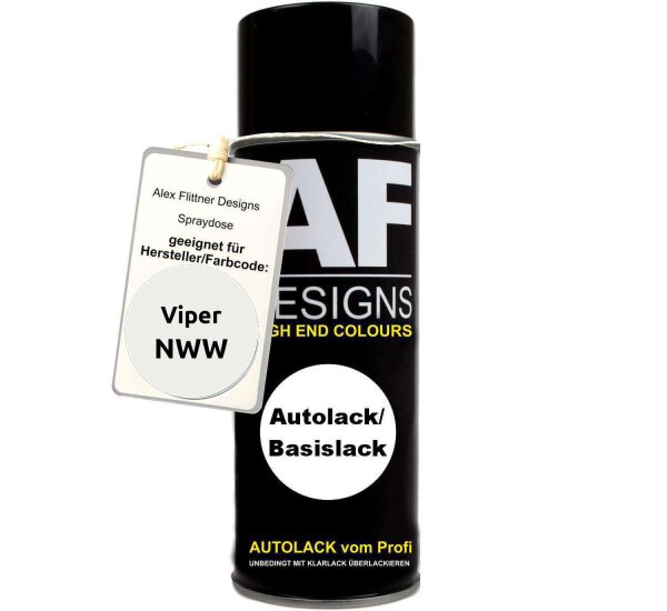 Für Viper NWW Lunar White Pearl Spraydose Basislack Sprühdose 400ml