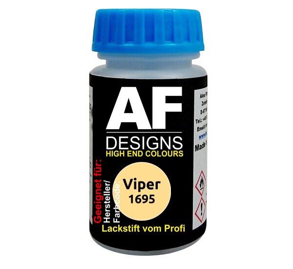Lackstift für Viper 1695 Classic Yellow schnelltrocknend Tupflack Autolack