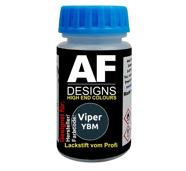 Lackstift für Viper YBM Dark Blue Metallic schnelltrocknend Tupflack Autolack