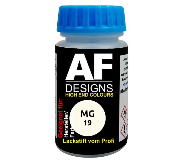 Lackstift für MG 19 New White schnelltrocknend Tupflack Autolack