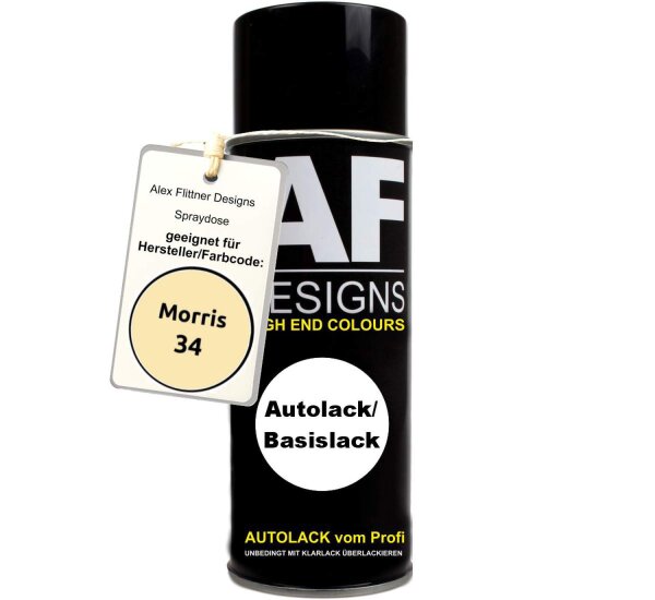 Für Morris 34 Jasmine Yellow Spraydose Basislack Sprühdose 400ml