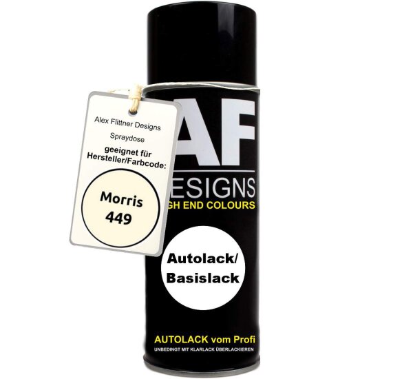 Für Morris 449 Arum White Spraydose Basislack Sprühdose 400ml