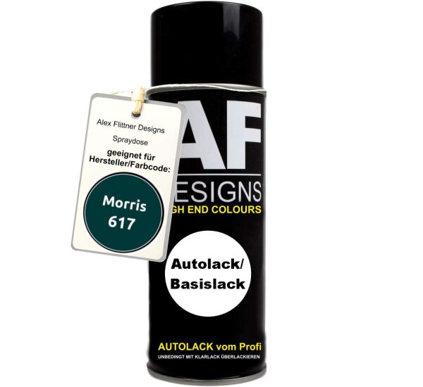 Für Morris 617 British Racing Green Metallic Spraydose Basislack Sprühdose 400ml