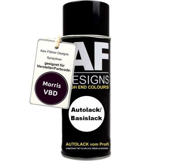 Für Morris VBD Premium Red Pearl Spraydose Basislack Sprühdose 400ml