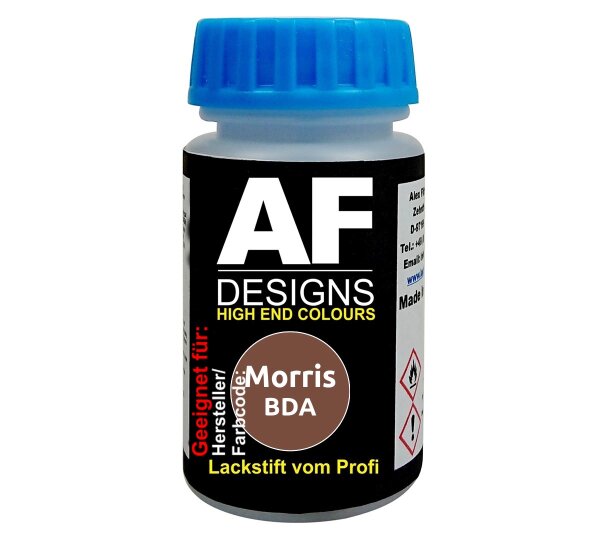 Lackstift für Morris BDA Chestnut Brown Metallic schnelltrocknend Tupflack Autol