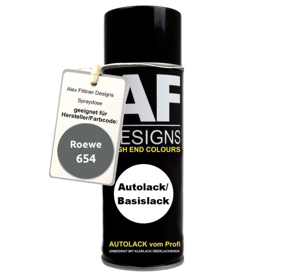 Für Roewe 654 Monsoon Grey Metallic Spraydose Basislack Sprühdose 400ml