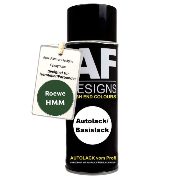 Für Roewe HMM Brooklands Green Spraydose Basislack Sprühdose 400ml