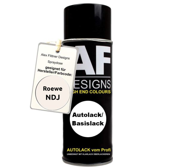 Für Roewe NDJ Dover White Spraydose Basislack Sprühdose 400ml