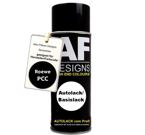 Für Roewe PCC Black Spraydose Basislack Sprühdose 400ml