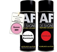 Spraydose für Roewe 889 Rose Pink Basislack Klarlack...