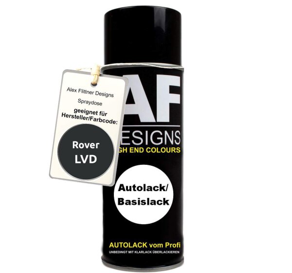Für Rover LVD Charcoal Metallic Spraydose Basislack Sprühdose 400ml