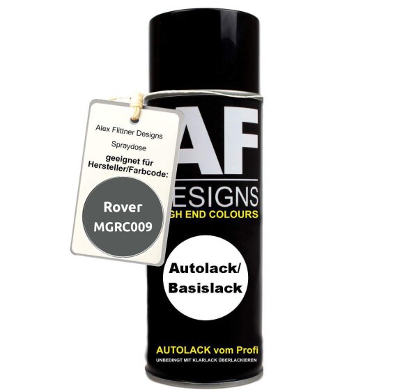 Für Rover MGRC009 Tempest Grey Metallic Spraydose Basislack Sprühdose 400ml