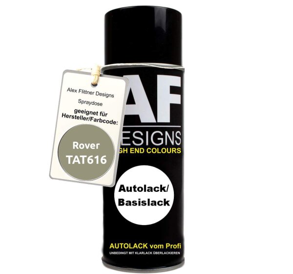 Für Rover TAT616 Silver Green Metallic Spraydose Basislack Sprühdose 400ml