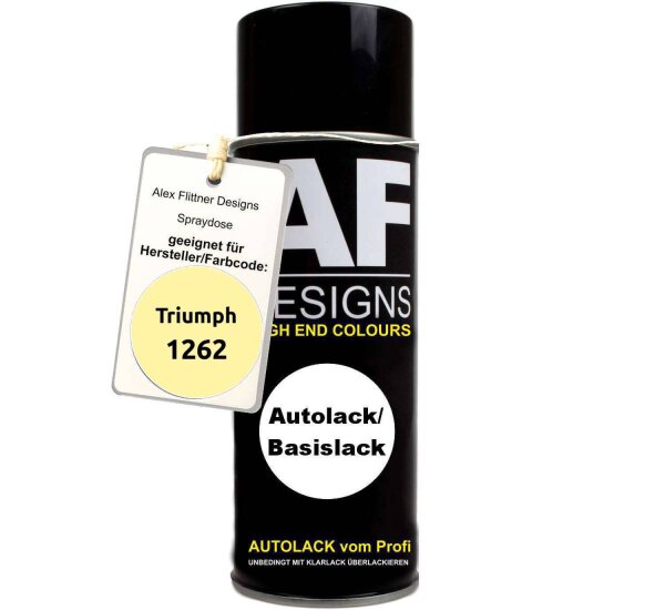 Für Triumph 1262 Primrose Yellow Spraydose Basislack Sprühdose 400ml