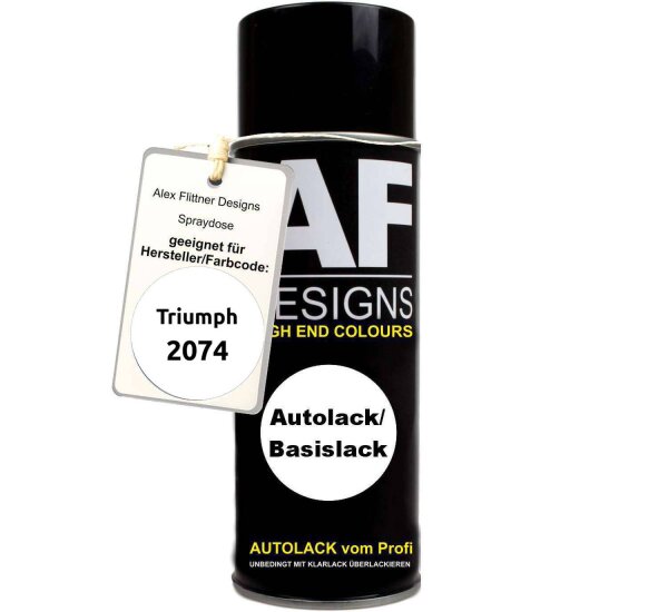 Für Triumph 2074 Initial White Spraydose Basislack Sprühdose 400ml