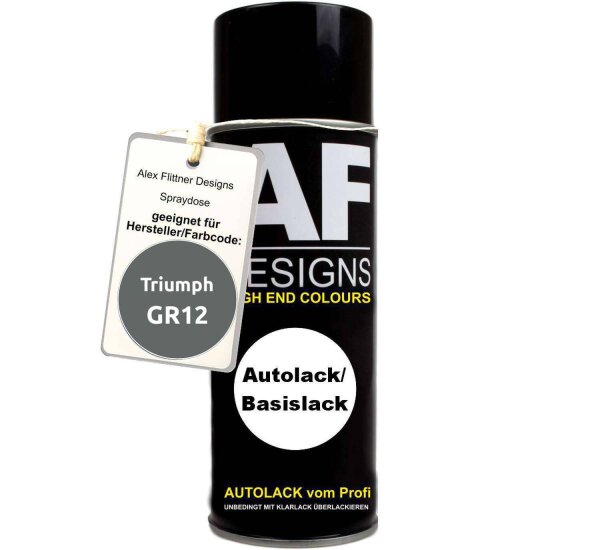 Für Triumph GR12 Grampian Grey Spraydose Basislack Sprühdose 400ml
