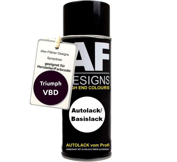 Für Triumph VBD Premium Red Pearl Spraydose Basislack Sprühdose 400ml