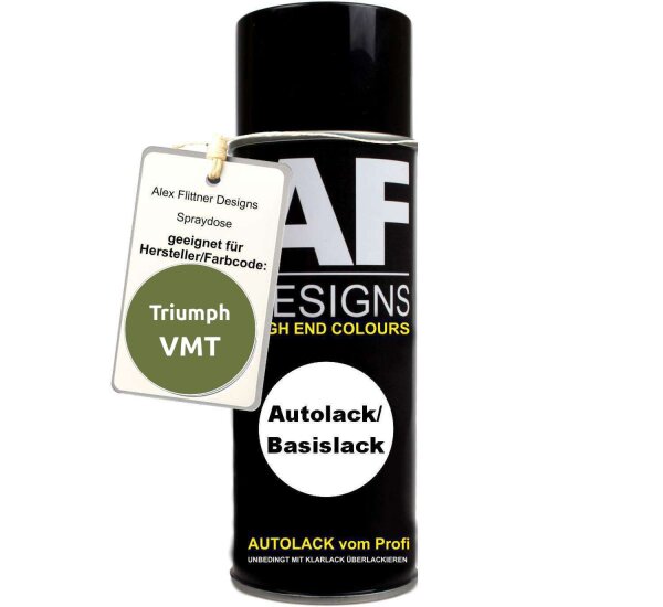 Für Triumph VMT Verde Moos Metallic Spraydose Basislack Sprühdose 400ml