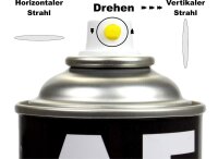 Spritzfüller Spritzspachtel Spraydose schwarz Füller Autolack Grundierung