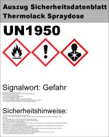 Thermolack Spray 6 Spraydosen Ofenlack Auspufflack...