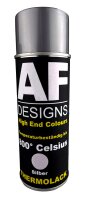 Thermolack Spray 6 Spraydosen Ofenlack Auspufflack Hitzebest. 800 °C silber 400ml
