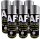 Thermolack Spray 6 Spraydosen Ofenlack Auspufflack Hitzebest. 800 °C silber 400ml