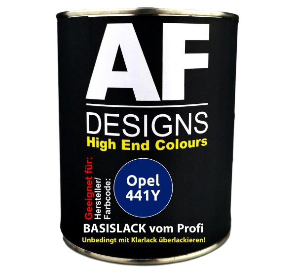 1L Autolack für Opel 441Y Flash Blue Perl Metallic Autolack Spritzfertig