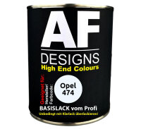 1L Autolack für Opel 474 Casablancaweiss Autolack...