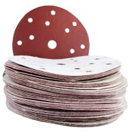 Schleifscheiben Exzenter 150mm Excenter Schleifpapier Klett 1- 100er Pack P40-800