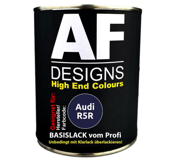 1L Autolack für Audi R5R Blueberry Metallic  Autolack Spritzfertig