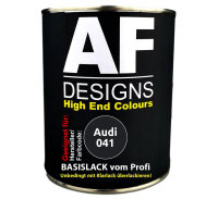 1L Autolack für Audi 041 Schwarz  Autolack Spritzfertig