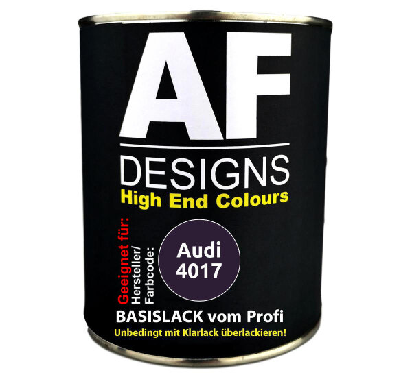 1L Autolack für Audi 4017 Azul Egeu  Autolack Spritzfertig