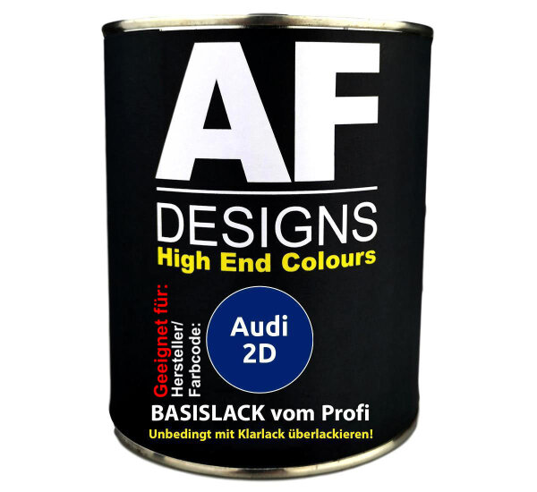 1L Autolack für Audi 2D Navarrablau Perl  Autolack Spritzfertig