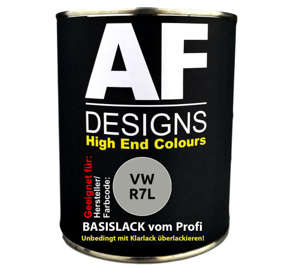 1L Autolack für VW R7L Silver Leaf Metallic  Autolack Spritzfertig