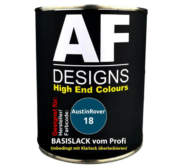 1L Autolack für AustinRover 18 Teal Blue  Autolack Spritzfertig